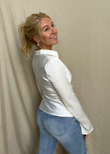 High Roller Satin Blouse