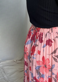 Garden Party Goddess Pleated Maxi