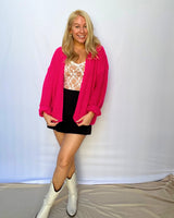 Little Pink Fix Cozy Cardigan