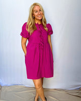 Berries and Cream Bow Dress