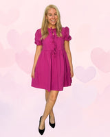 Berries and Cream Bow Dress