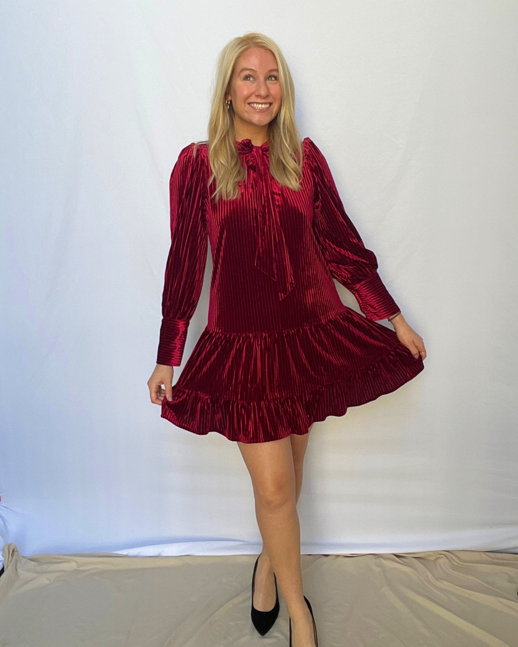 Nice List Tiered Dress