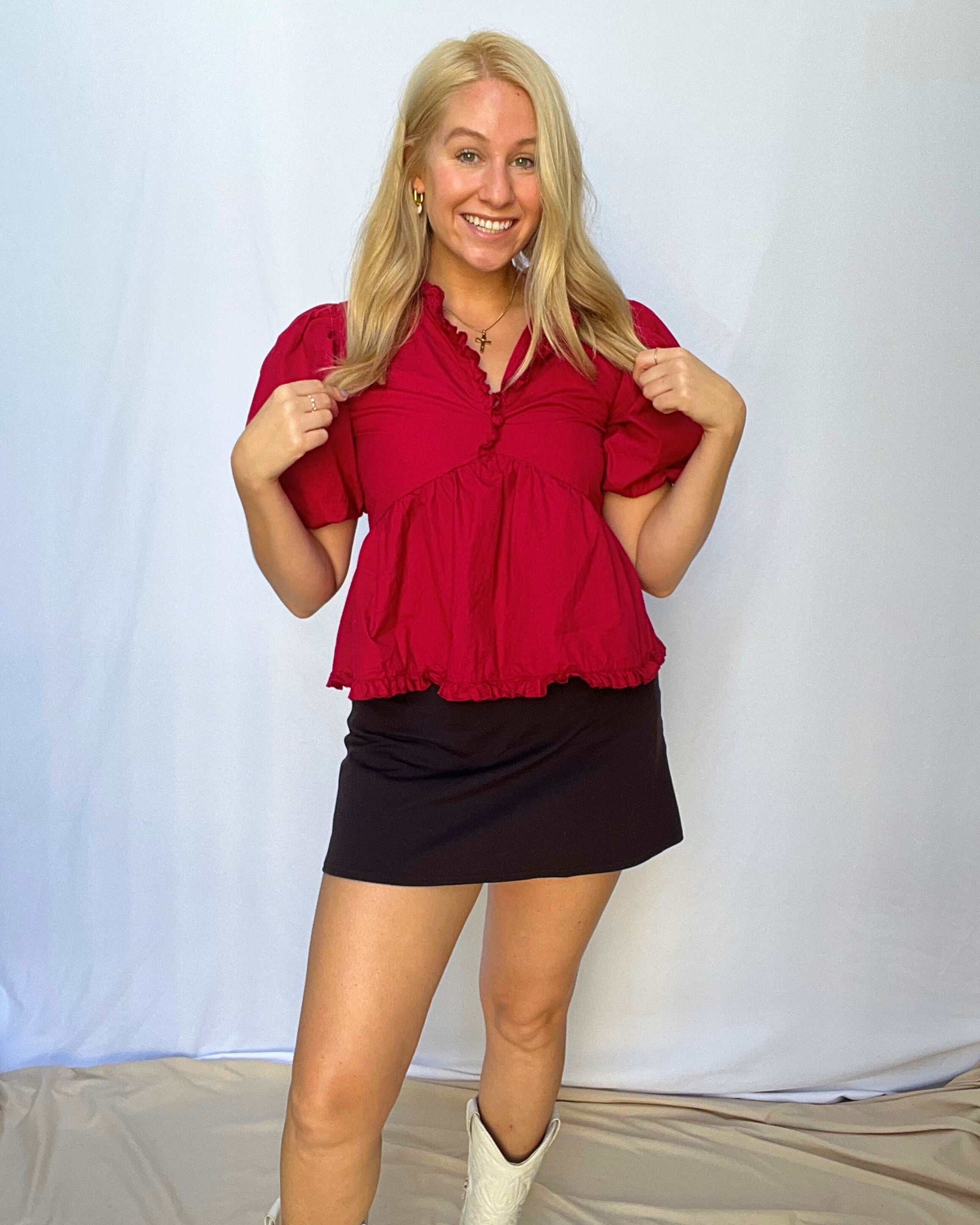 Pixie Dust Peplum Blouse