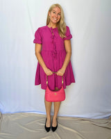 Berries and Cream Bow Dress