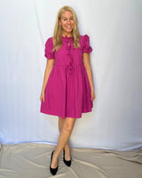 Berries and Cream Bow Dress