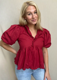 Pixie Dust Peplum Blouse
