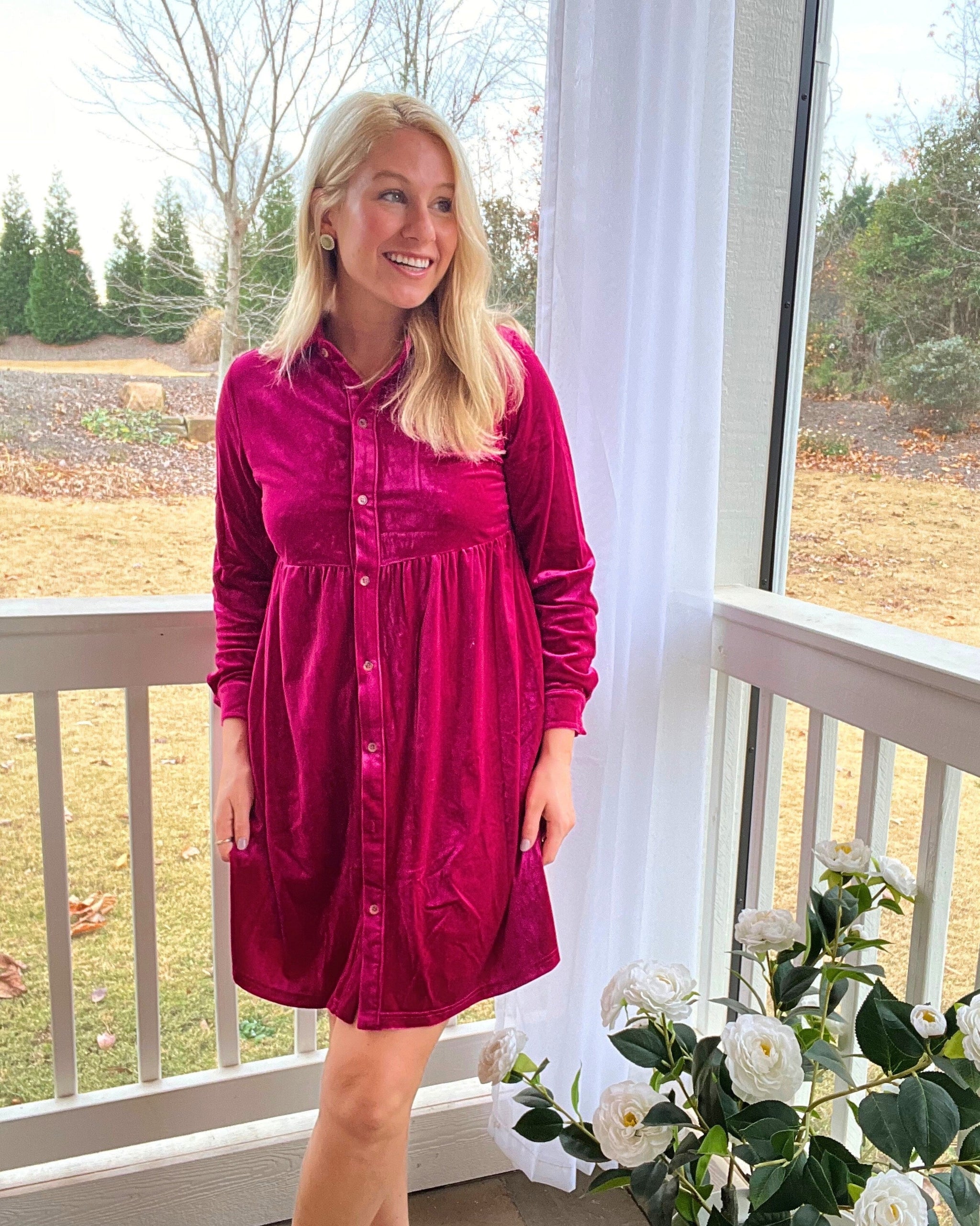 Shock Factor Velvet Dress