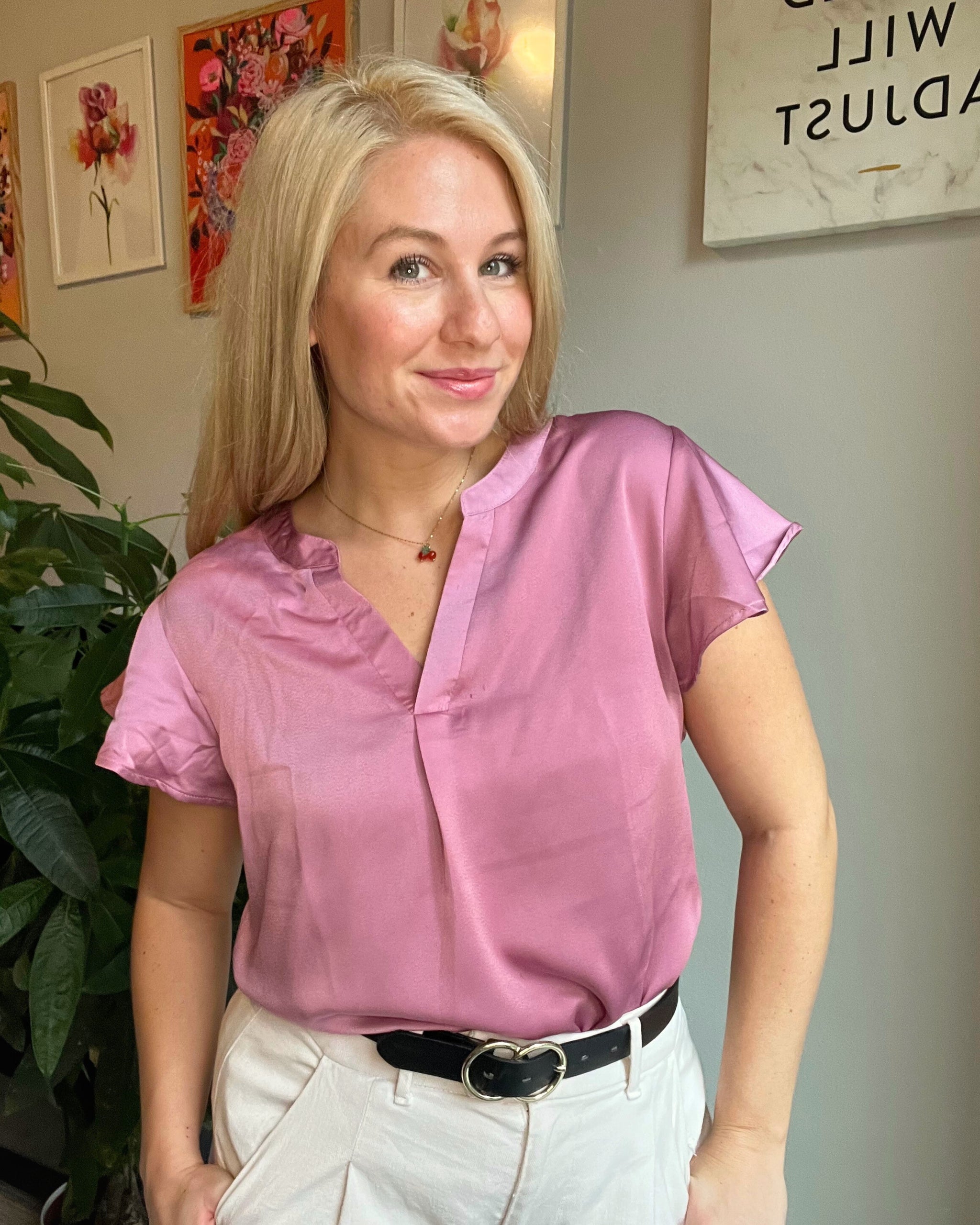 Lovestruck Satin Top