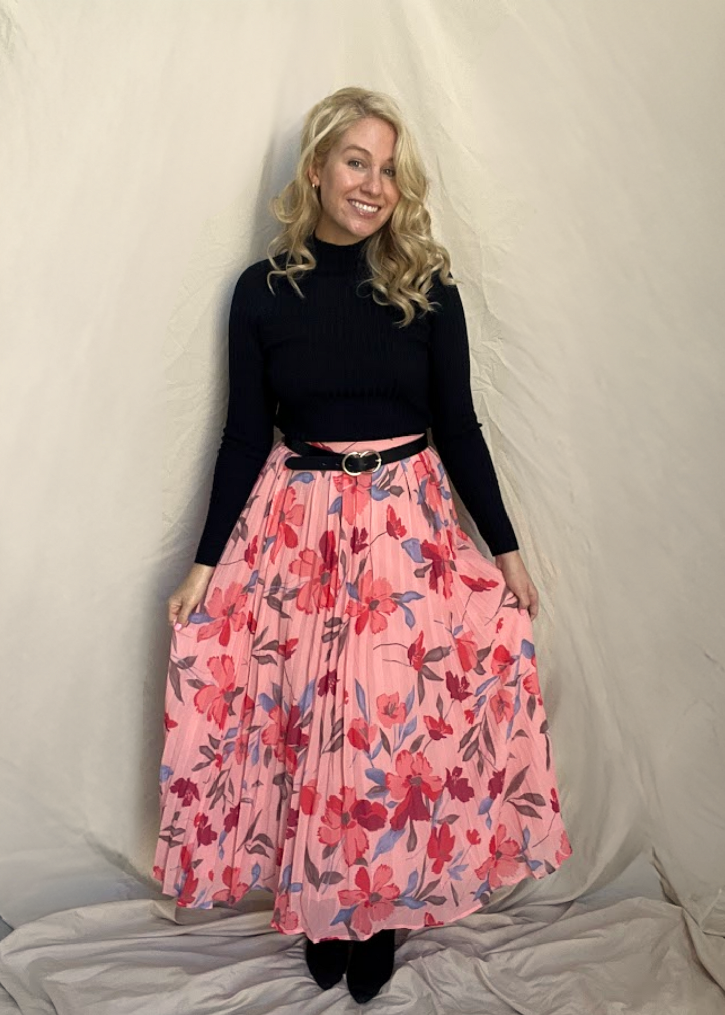 Garden Party Goddess Pleated Maxi