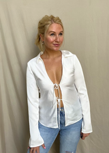 High Roller Satin Blouse