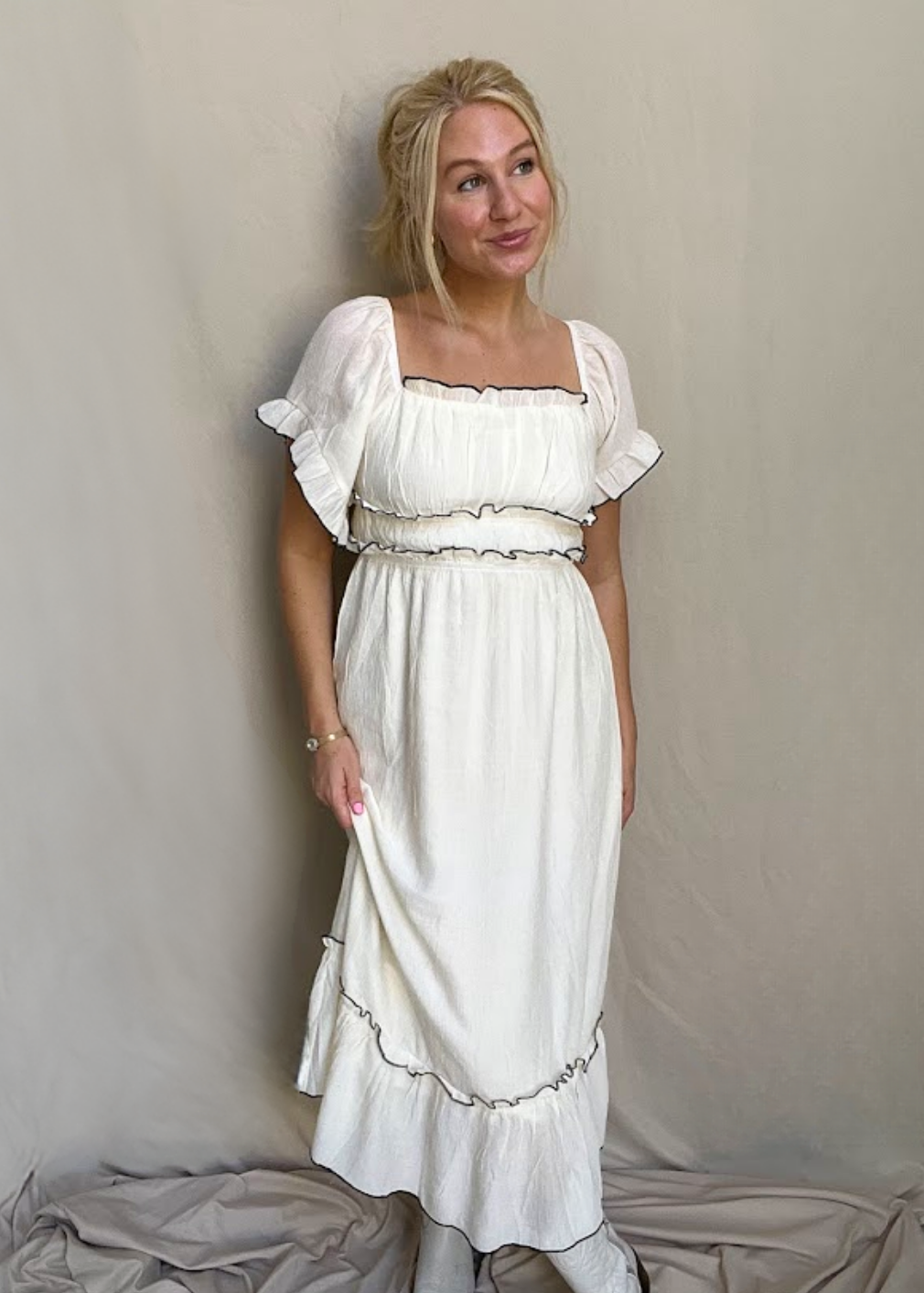 Whispering Breeze Midi Dress