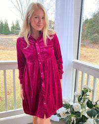 Shock Factor Velvet Dress