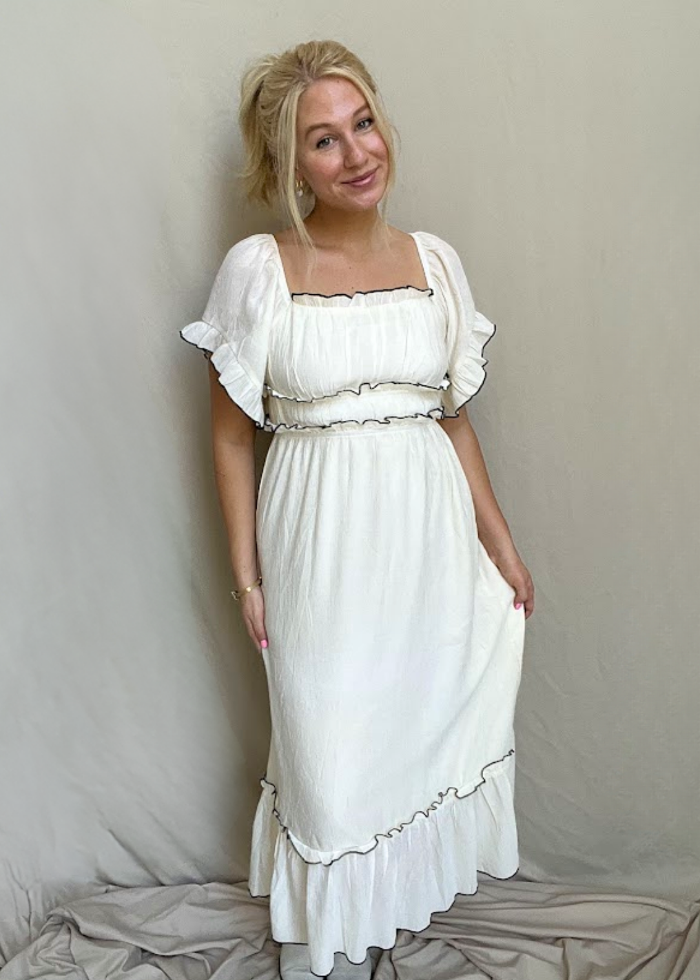 Whispering Breeze Midi Dress