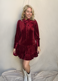 Nice List Tiered Mini Dress