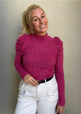 Dessert Before Dinner Puff Sleeve Blouse