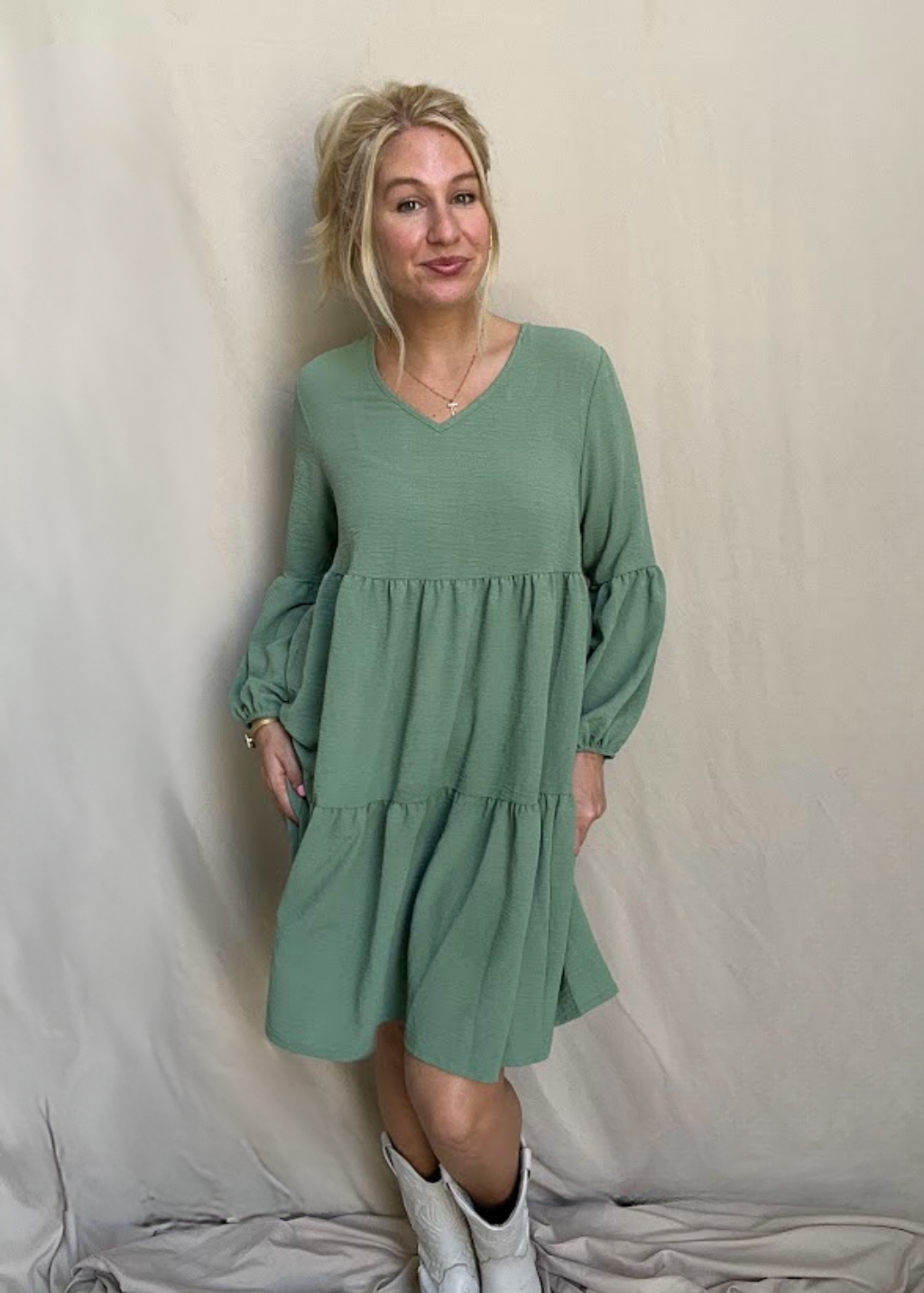 Sunday Kisses Tiered Dress