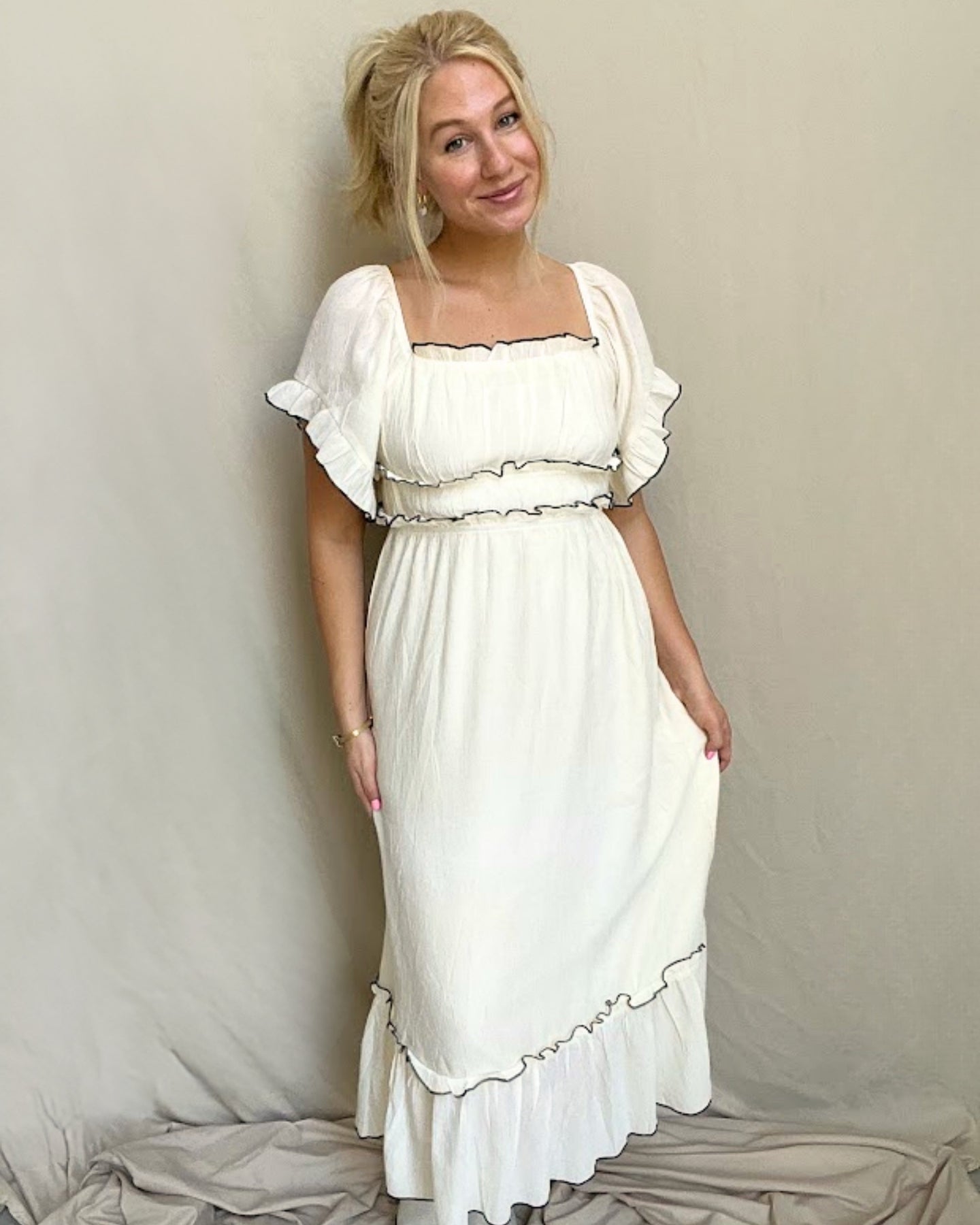 Whispering Breeze Midi Dress