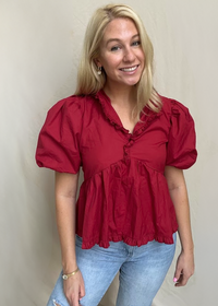 Pixie Dust Peplum Blouse