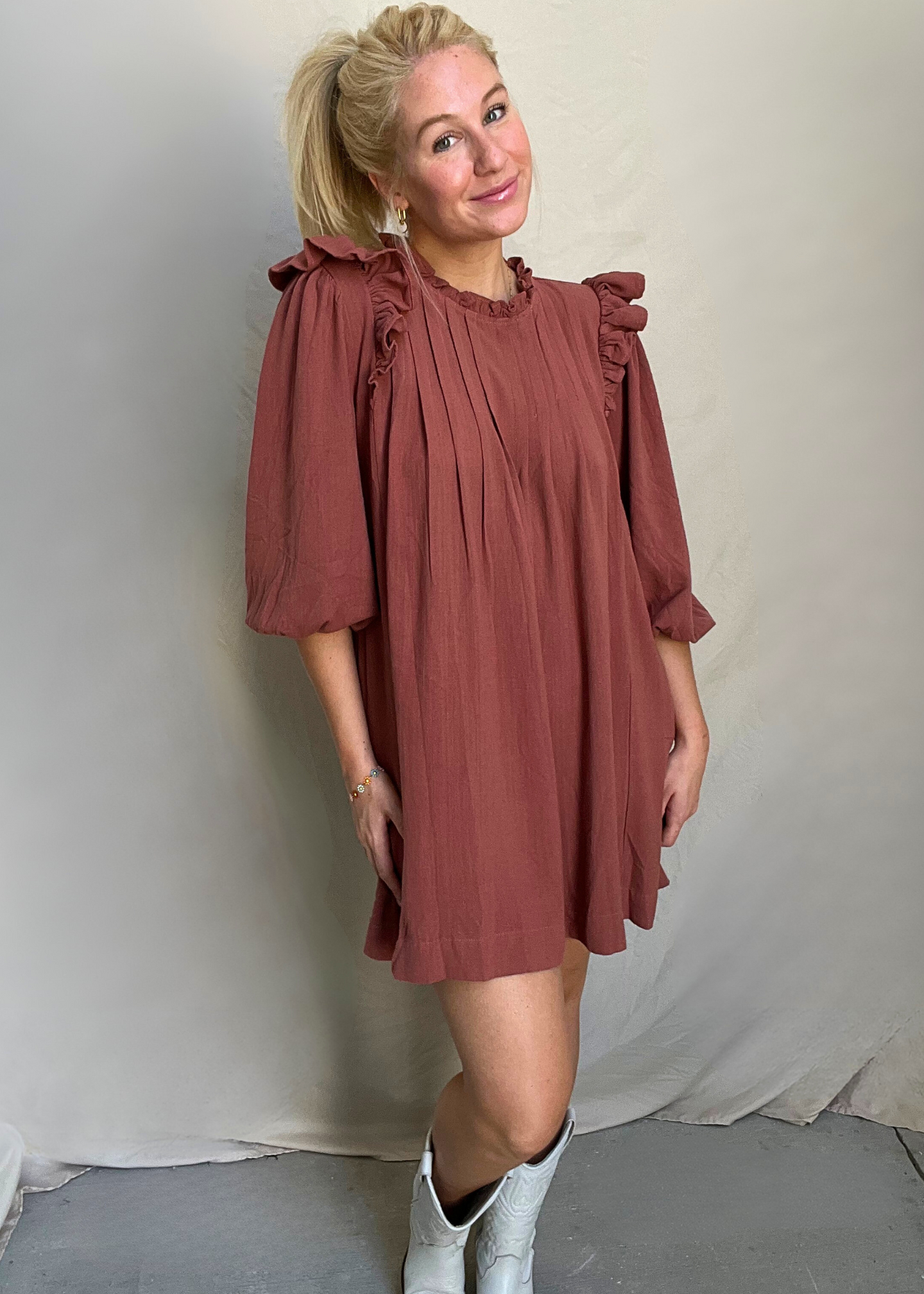 Cottage Chic Babydoll Dress