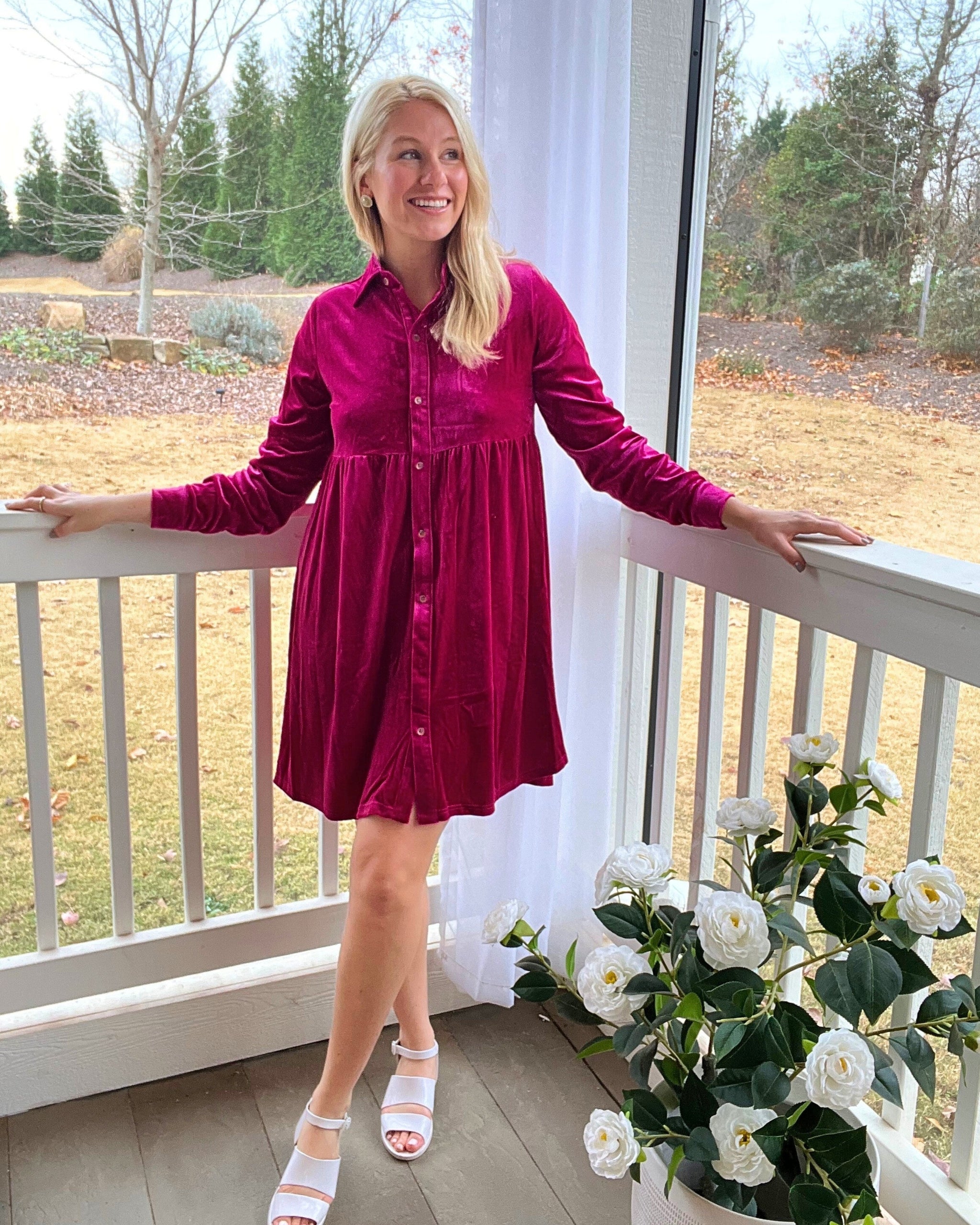 Shock Factor Velvet Dress