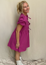 Berries and Cream Bow Dress