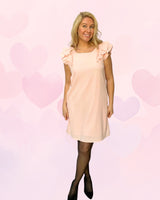 Blush Pink Bow Dress