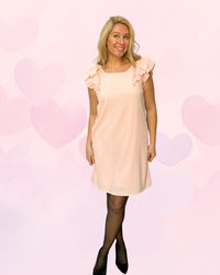 Blush Pink Bow Dress