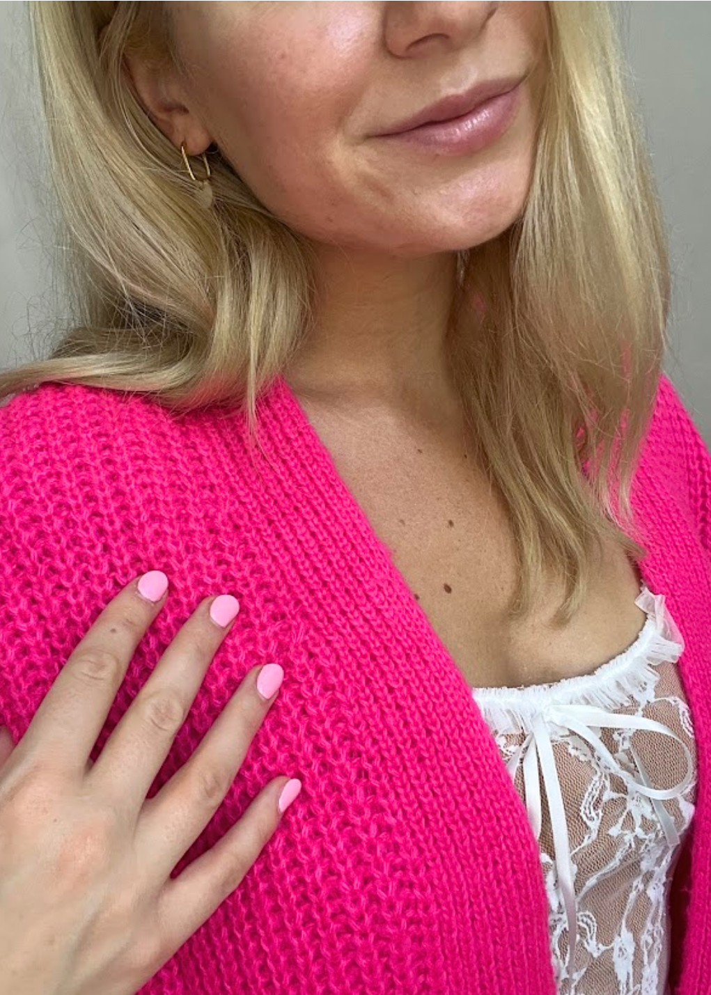 Little Pink Fix Cozy Cardigan