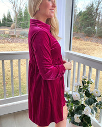 Shock Factor Velvet Dress