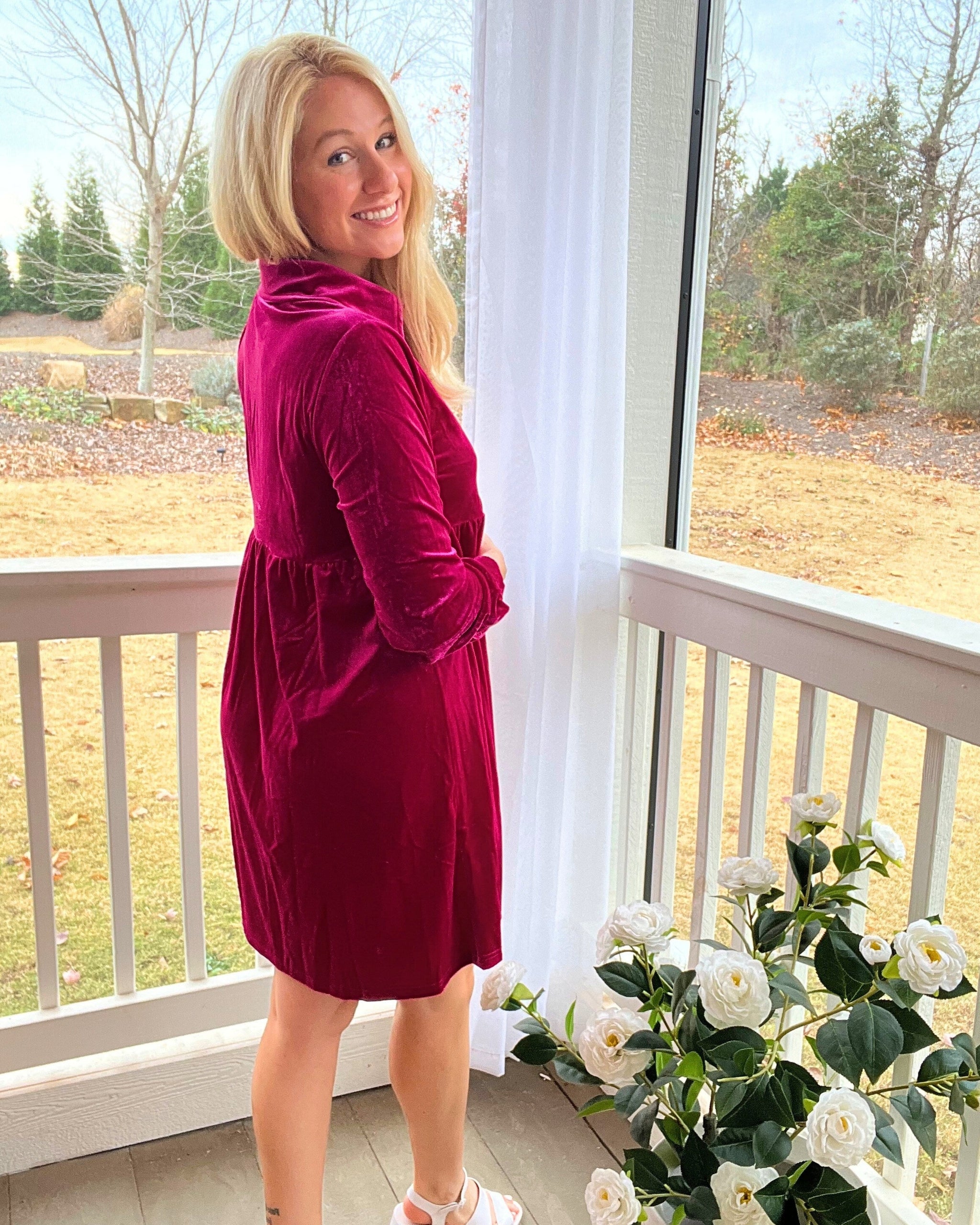 Shock Factor Velvet Dress