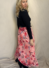 Garden Party Goddess Pleated Maxi