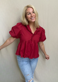 Pixie Dust Peplum Blouse
