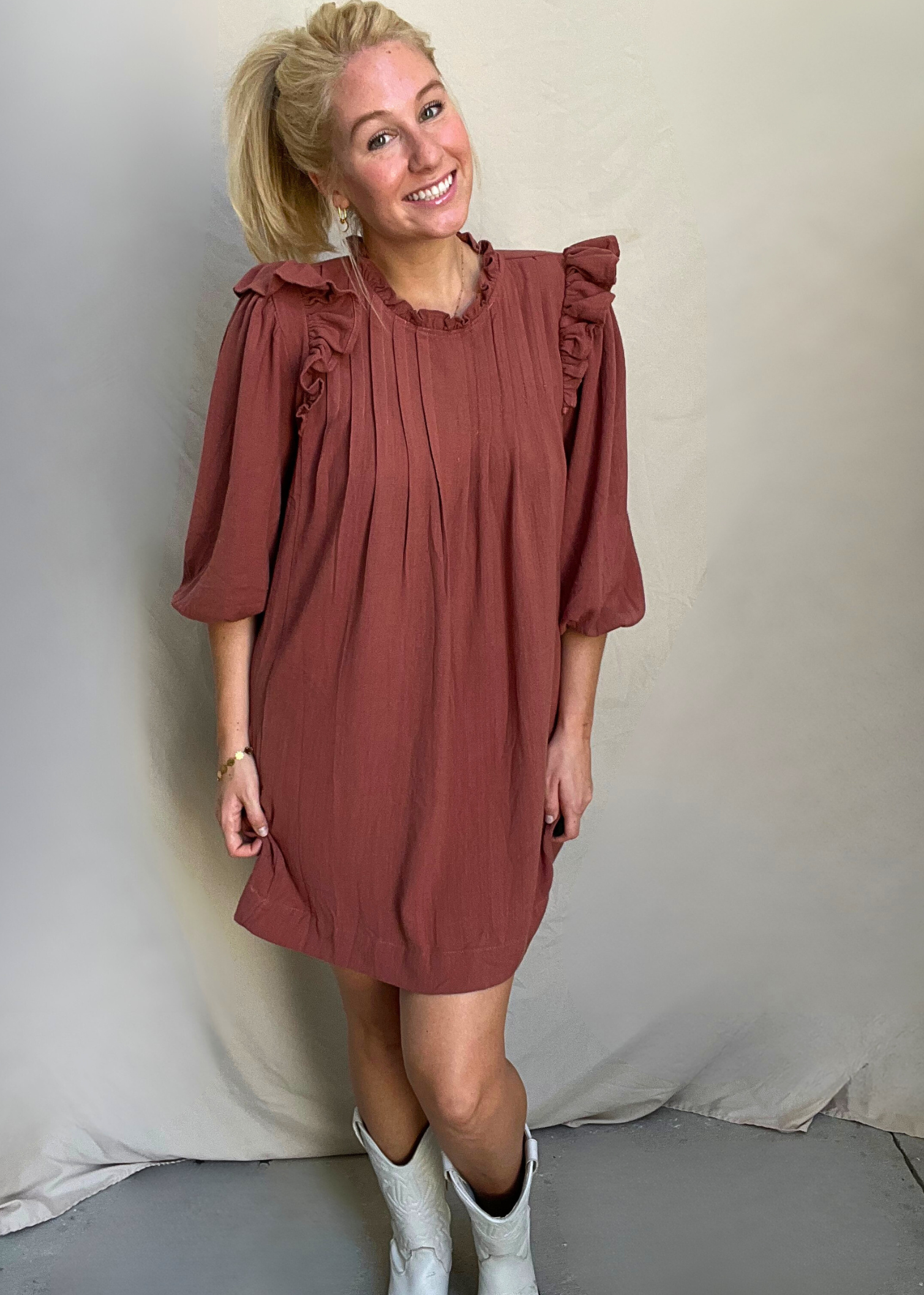 Cottage Chic Babydoll Dress