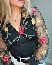 Off The Vine Mesh Blouse