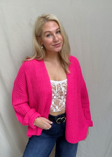 Little Pink Fix Cozy Cardigan