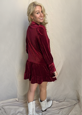 Nice List Tiered Mini Dress