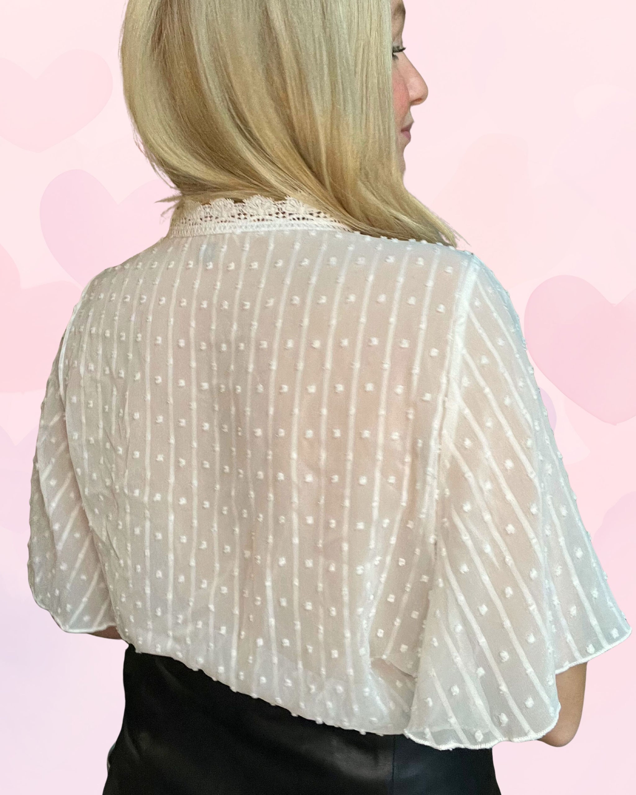 Latte Foam Blouse