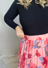 Garden Party Goddess Pleated Maxi